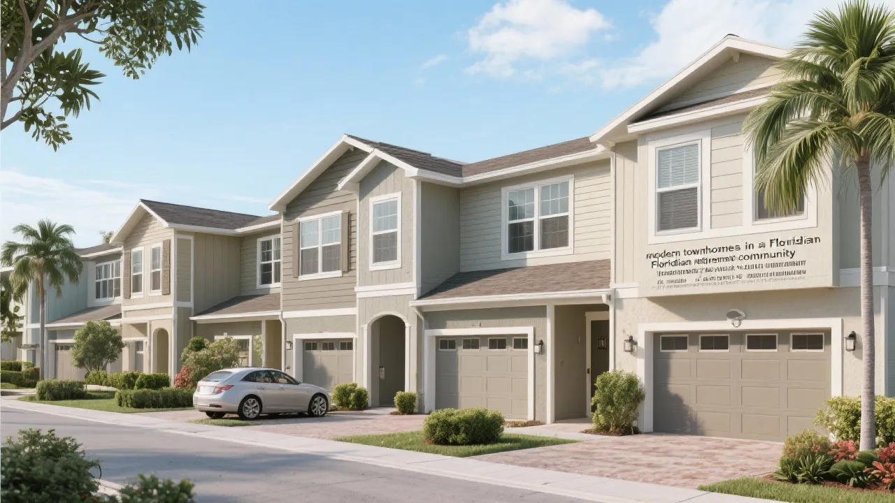 "55 Plus Townhomes in Florida"