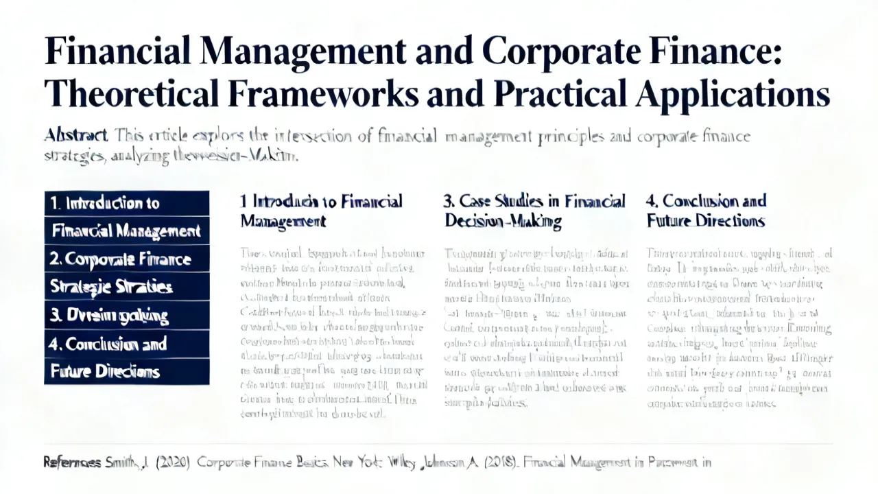 Insights from Gitman 2001 on Finance