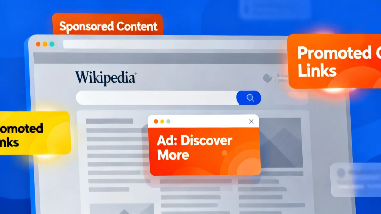 The Dynamics of Advertising on Wikipedia